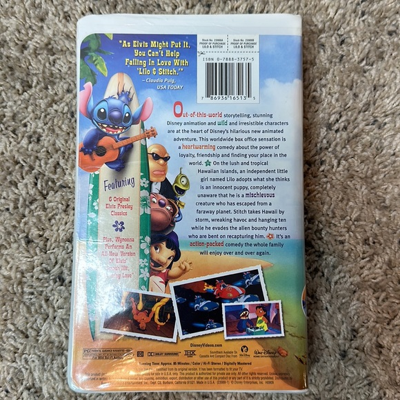 Walt Disney Lilo & Stitch VHS - Picture 4 of 5